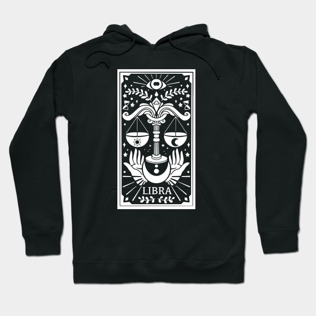 Libra - Tarot Style Hoodie by allisonelyse